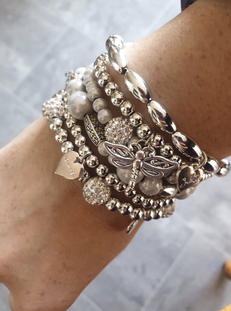 Silver Charm Bracelet