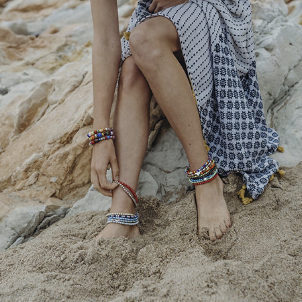 Classic Beaded Anklets