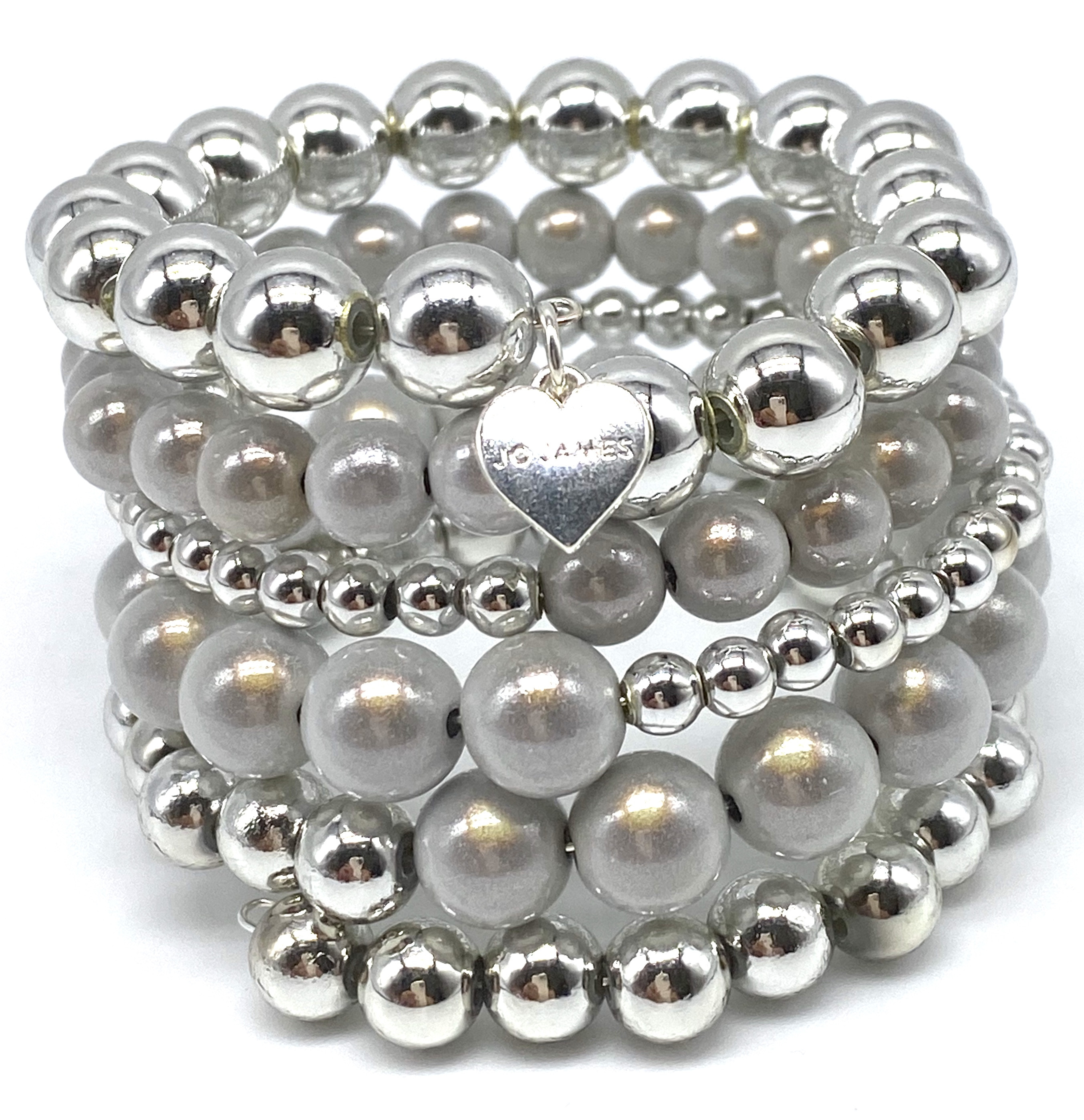 Cuff - Silver/White Statement