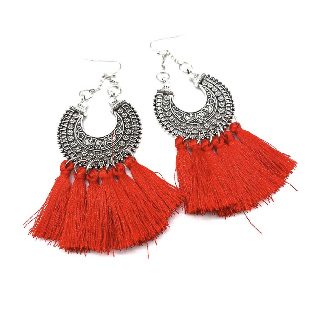 Filigree Tassel Earrings