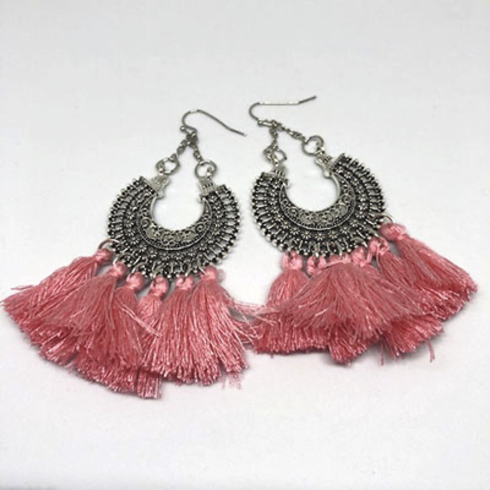 Filigree Tassel Earrings