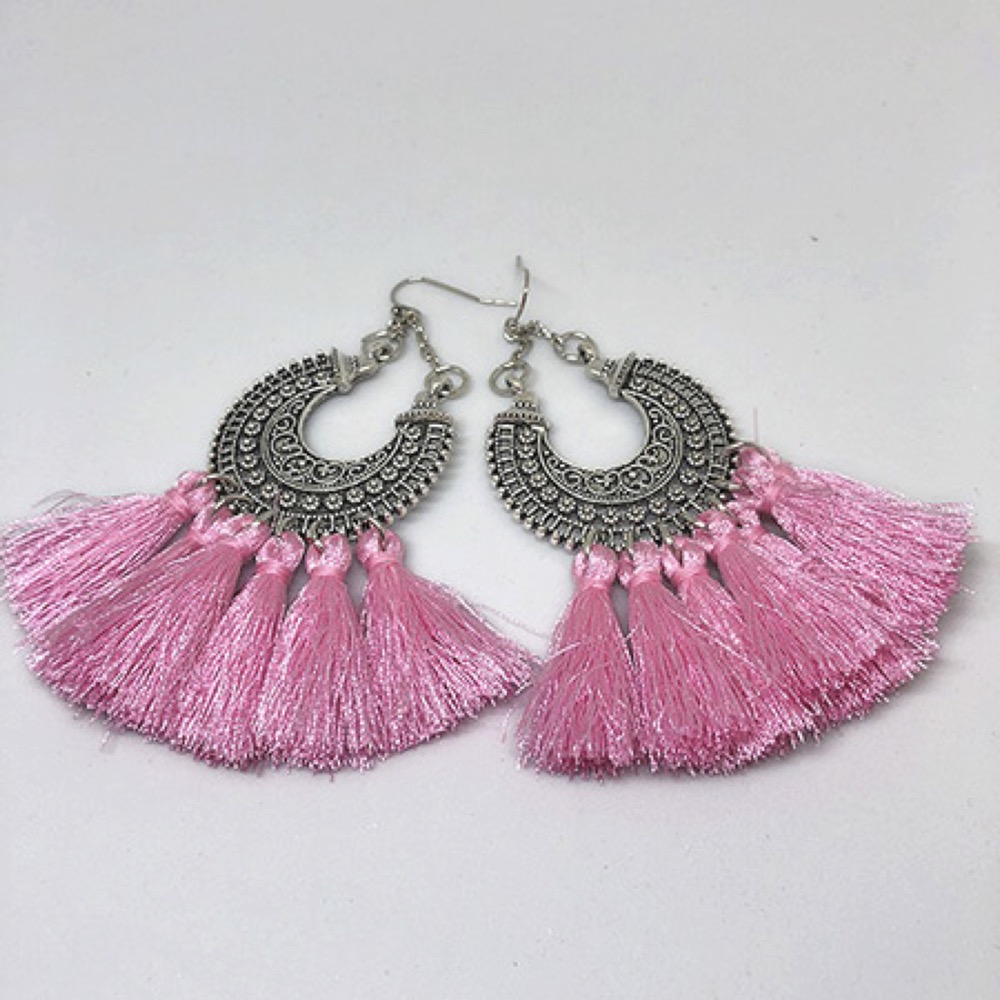 Filigree Tassel Earrings