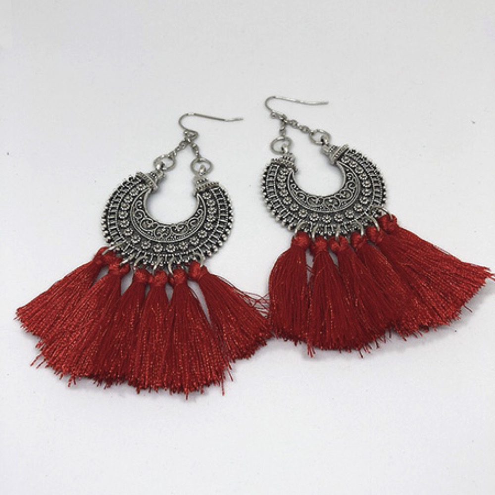 Filigree Tassel Earrings