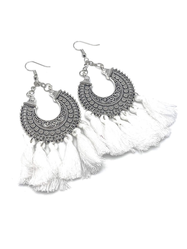 Filigree Tassel Earrings