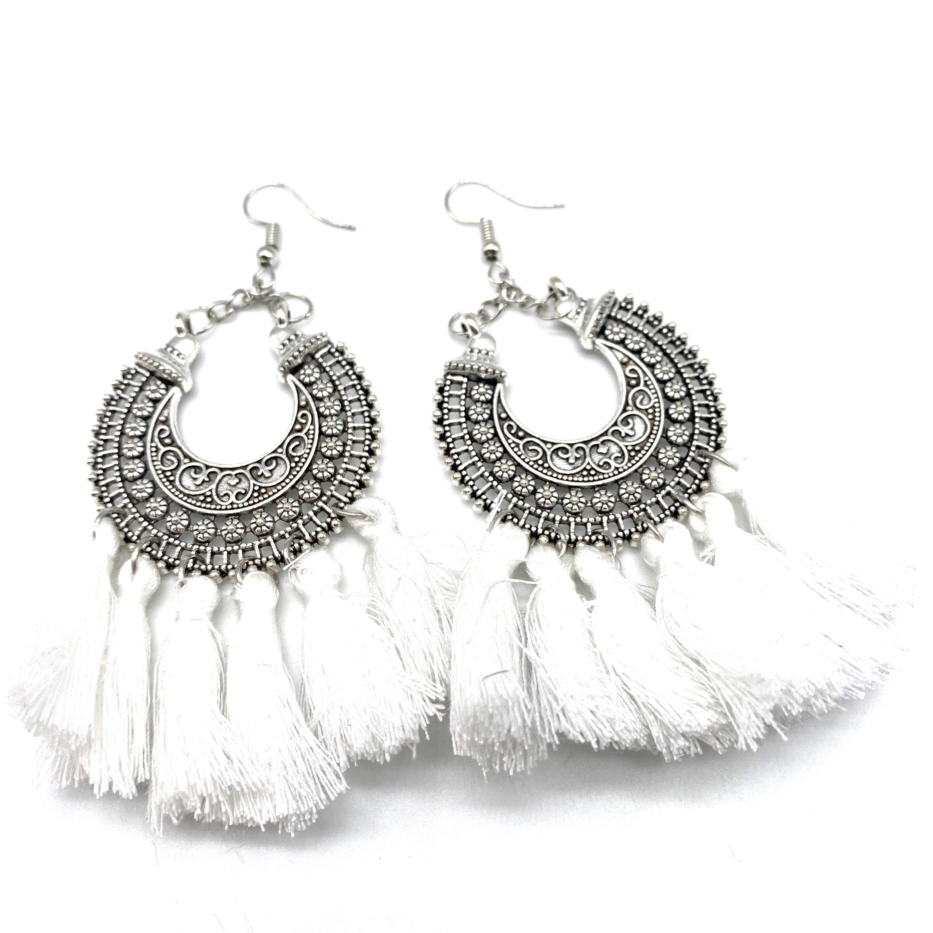 Filigree Tassel Earrings