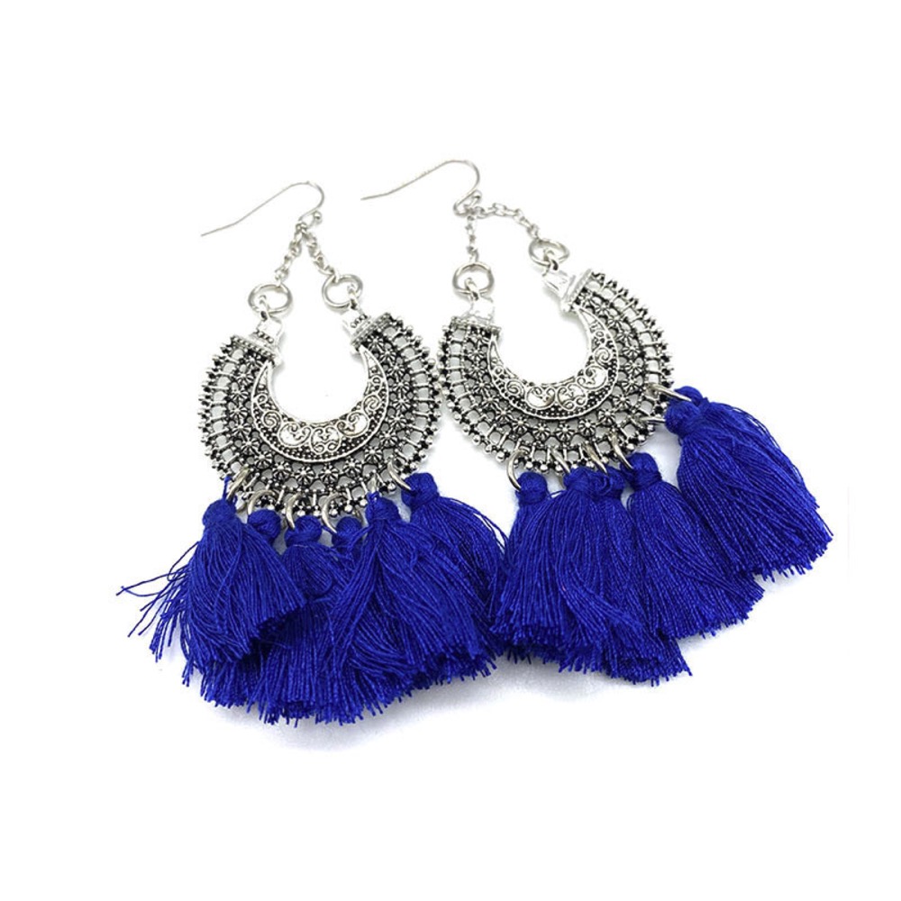 Filigree Tassel Earrings