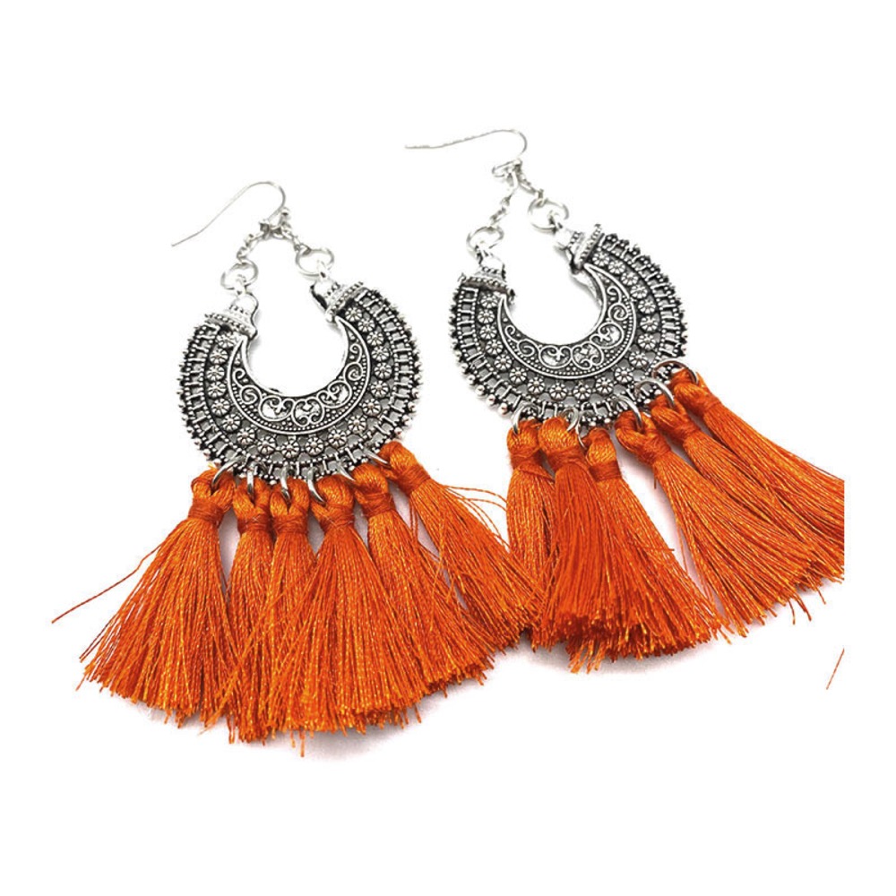 Filigree Tassel Earrings