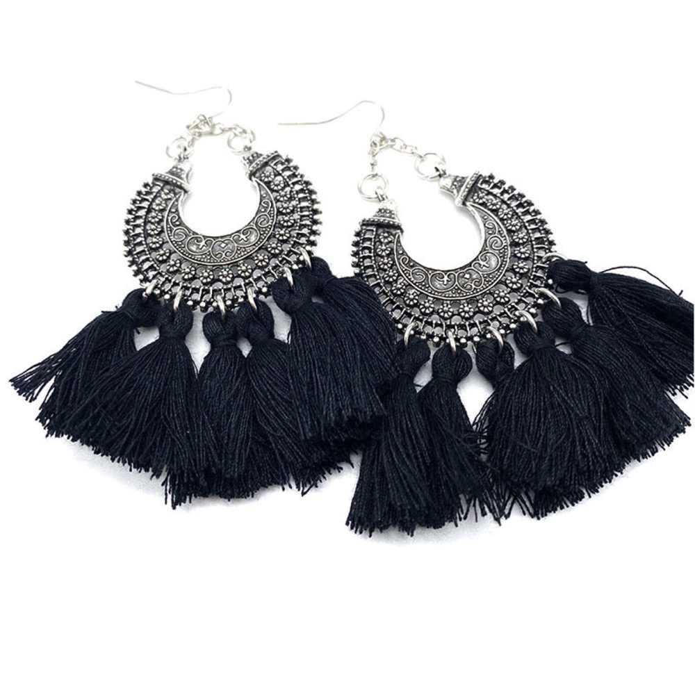 Filigree Tassel Earrings