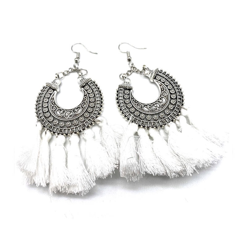 Filigree Tassel Earrings