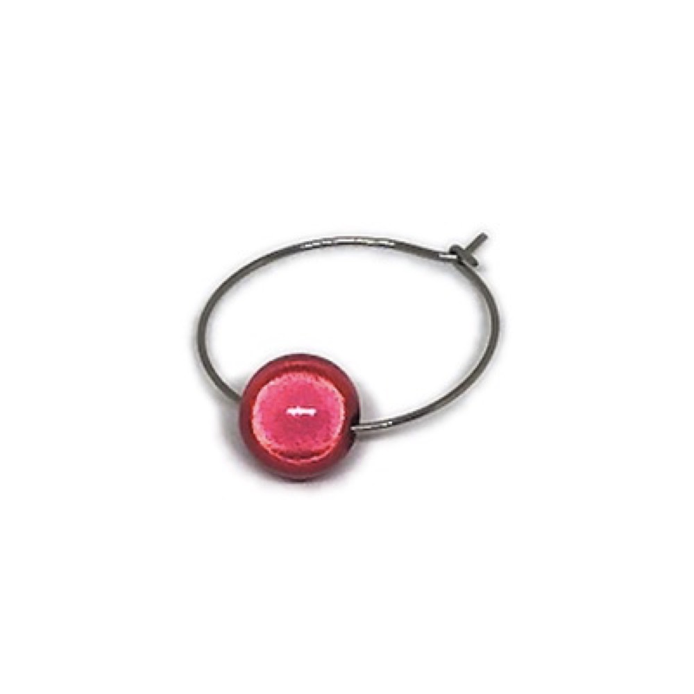 Single Bead Glass Charm