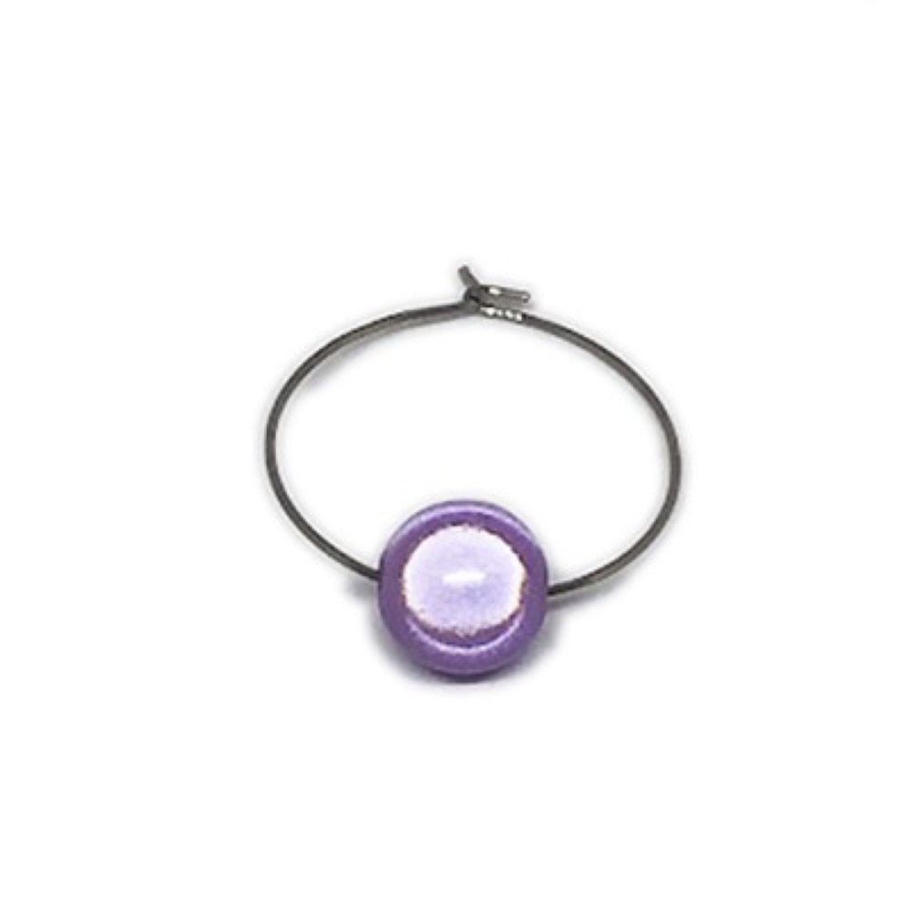 Single Bead Glass Charm