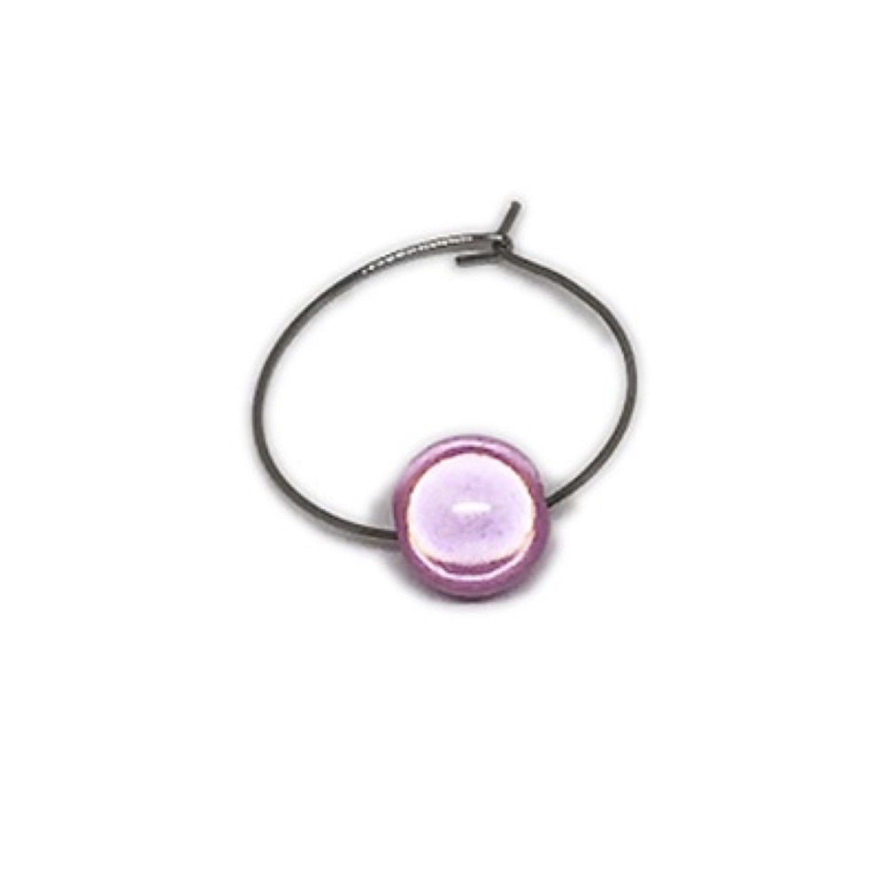 Single Bead Glass Charm