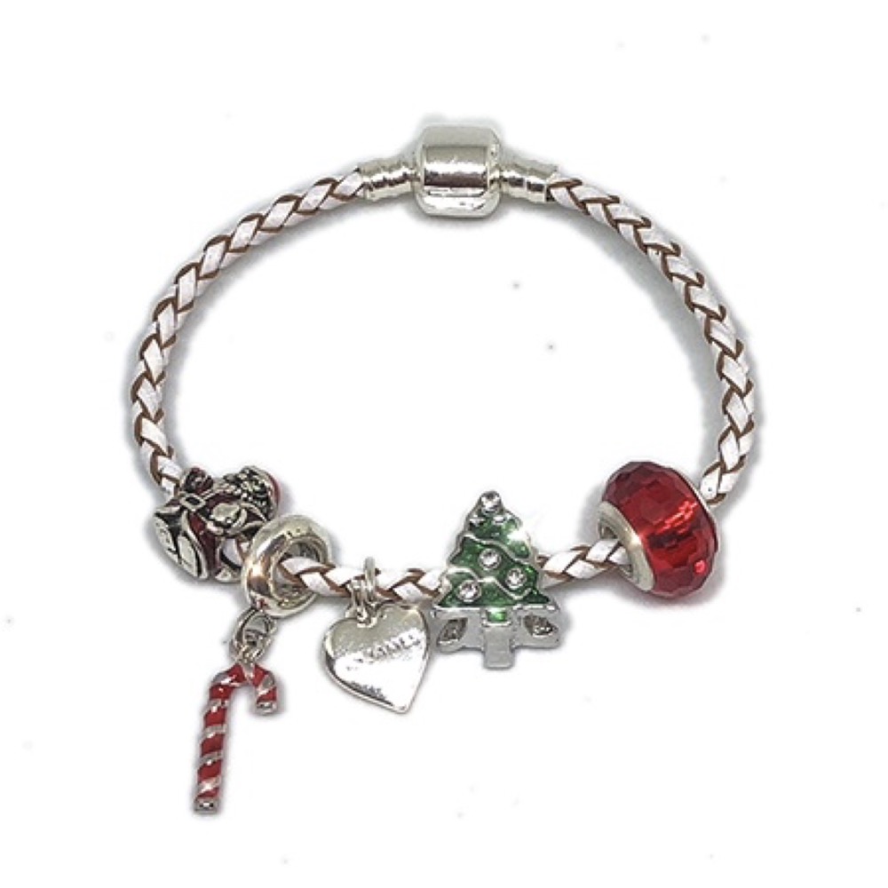 Christmas Cord Bracelet (17 cm)