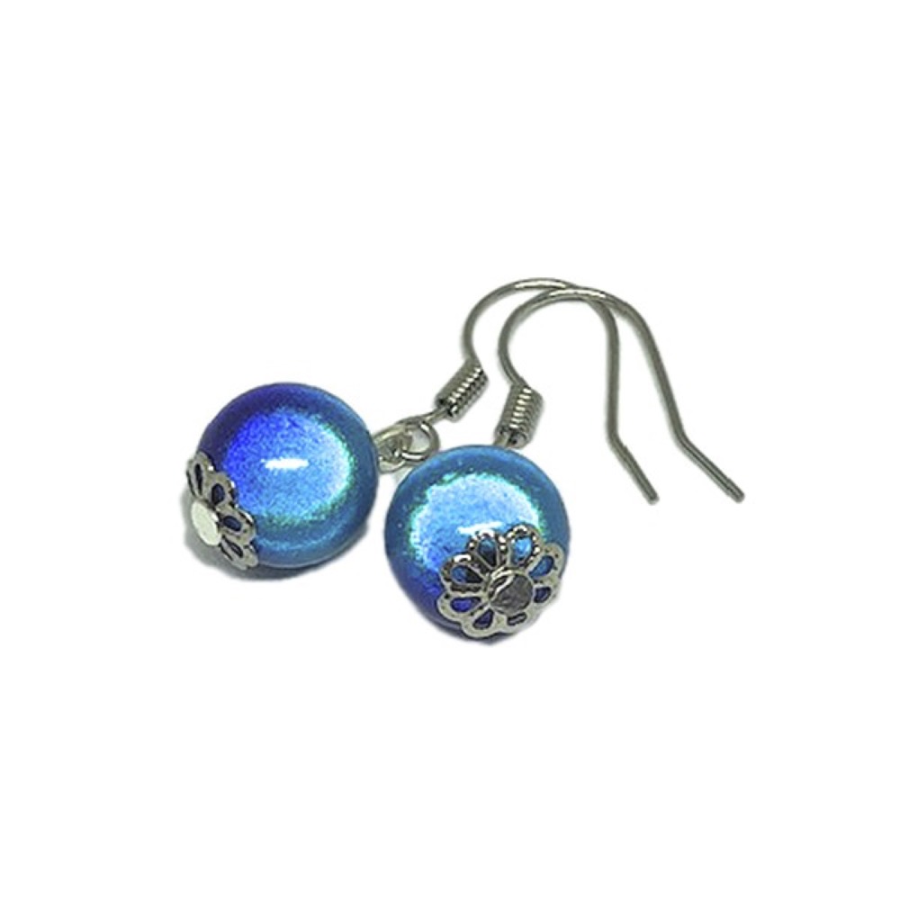 Blueberry Single Drop Earrings