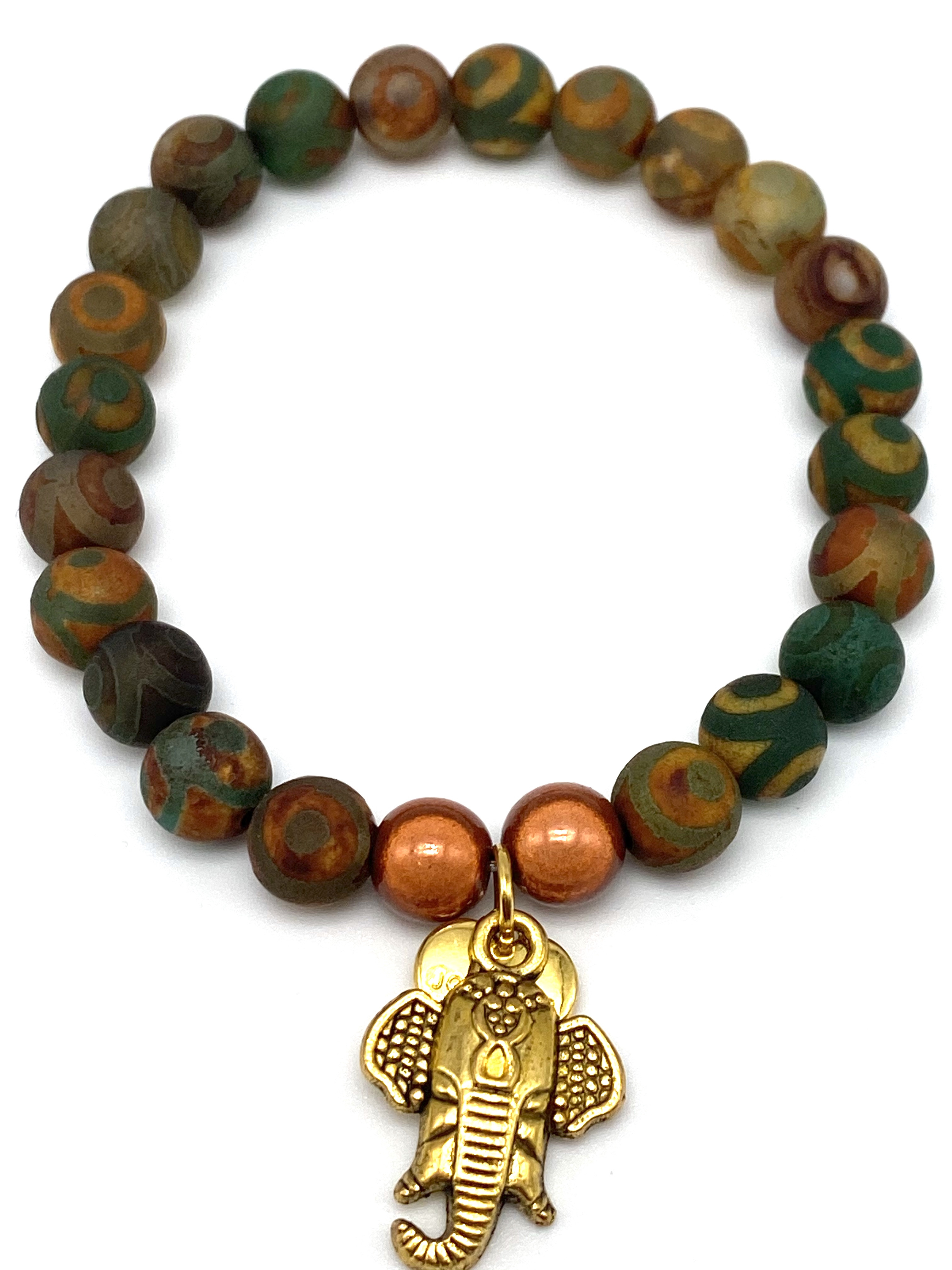 Tibetan Agate Featuring Ganesh