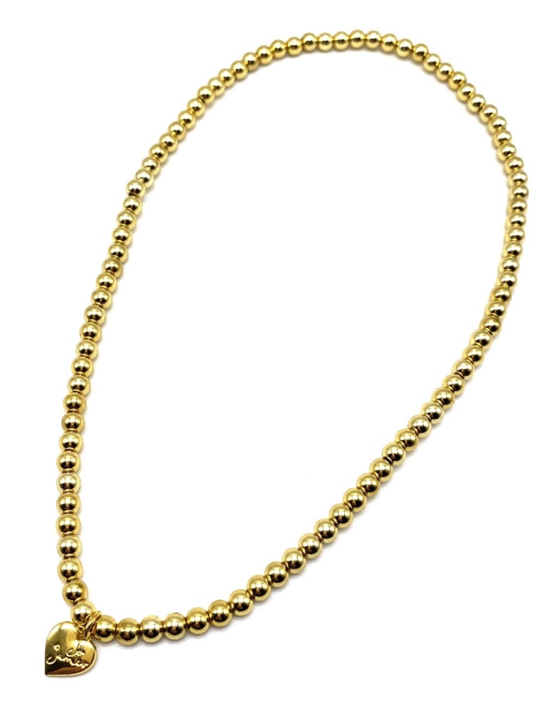 Short Skinny Gold Necklace