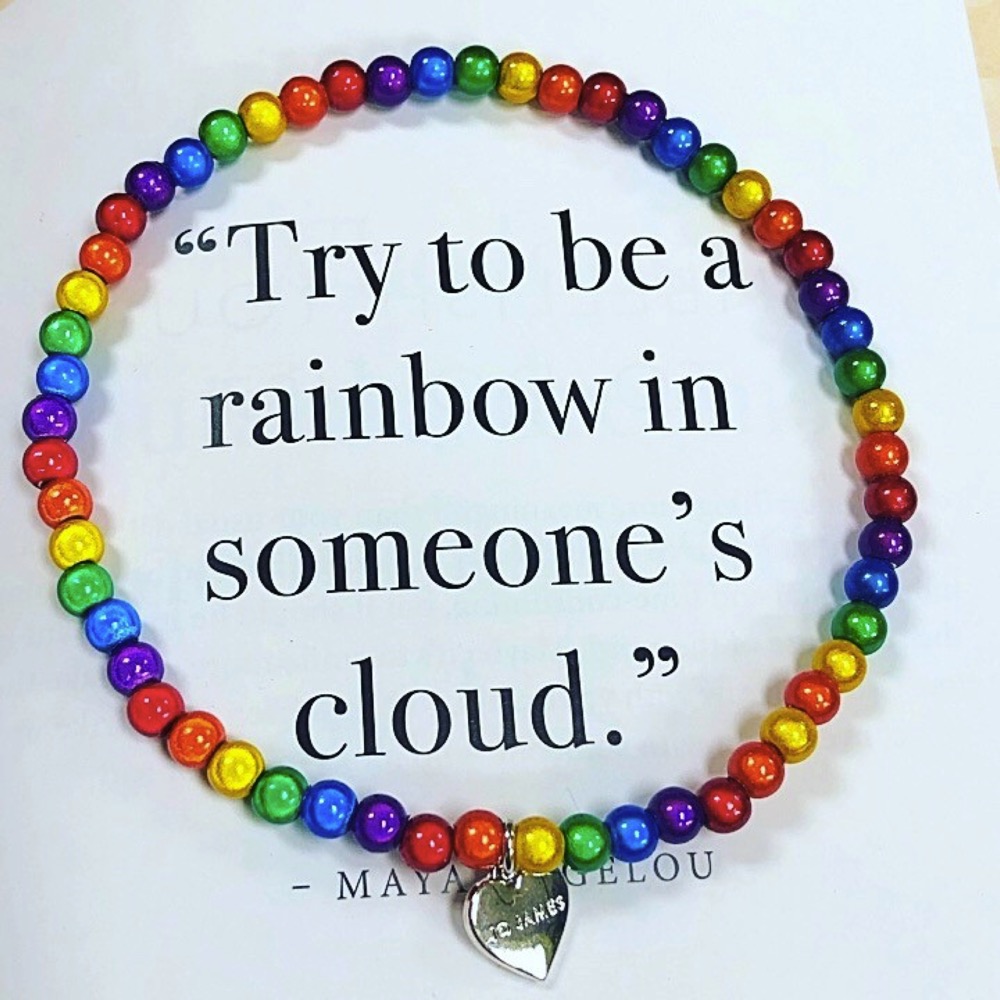 Rainbow Skinny Bracelet