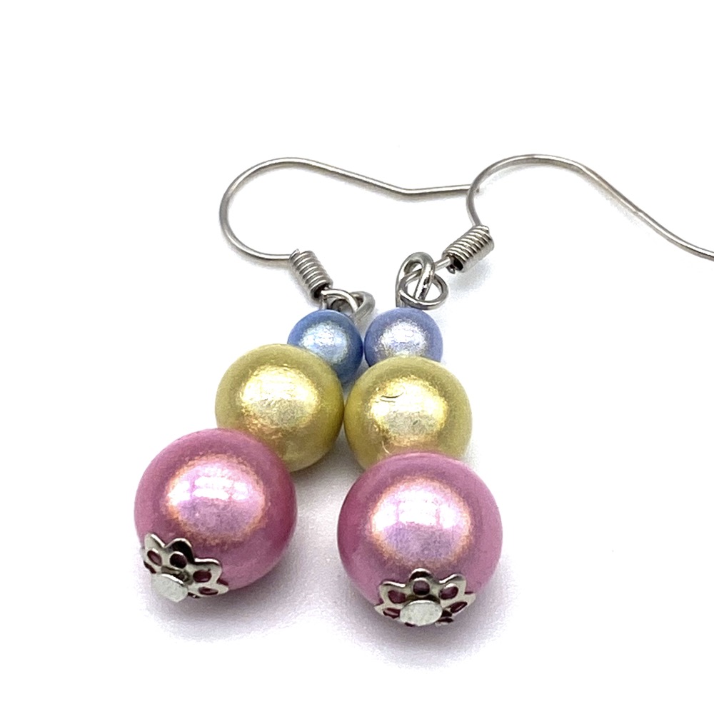 Candy Triple Drop Earrings