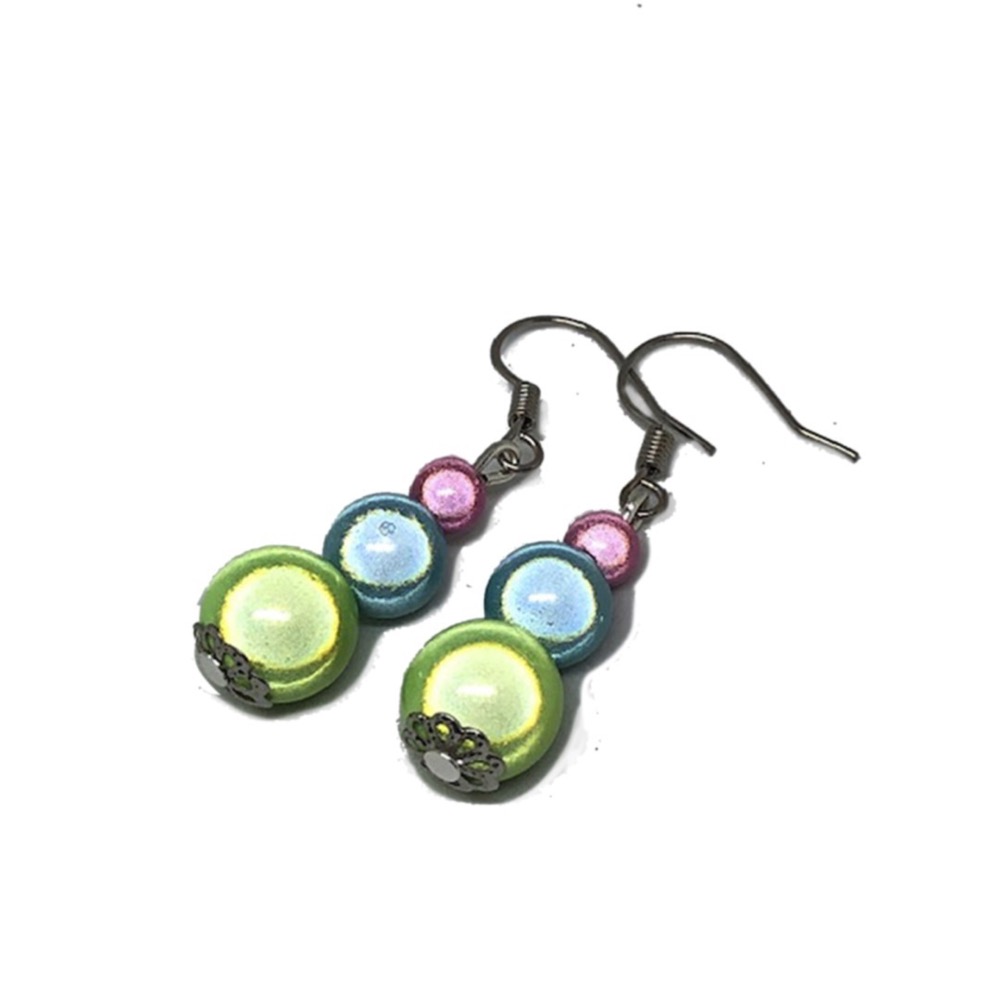 Sorbet Triple Drop Earrings