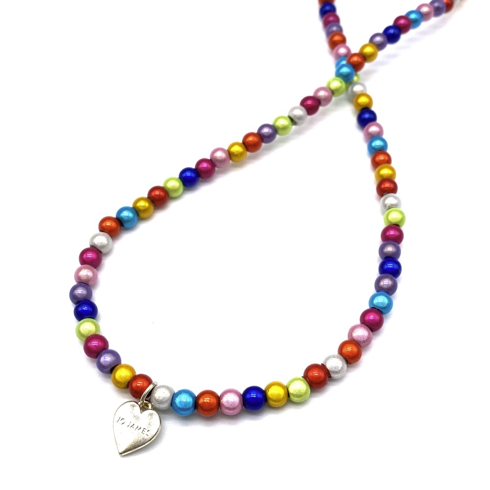 Multi-Colour Skinny Long Necklace