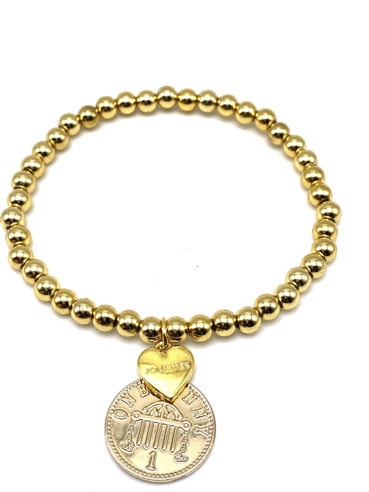 Golden Lucky Penny Bracelet