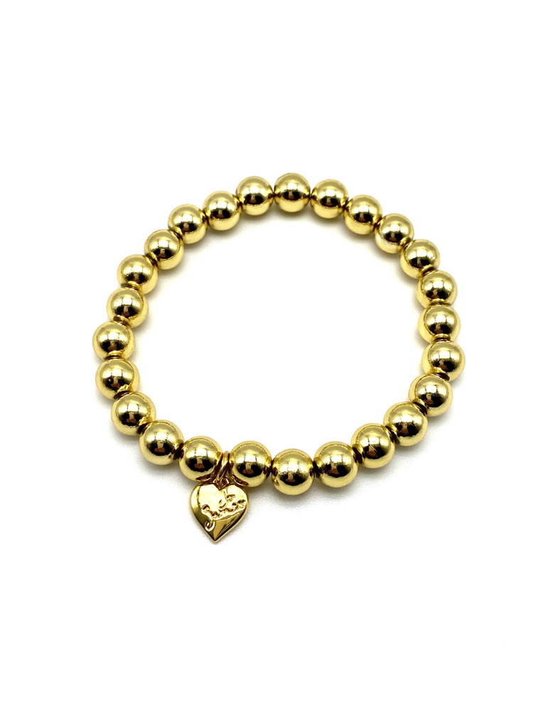 Gold Mid-Bead Bracelet