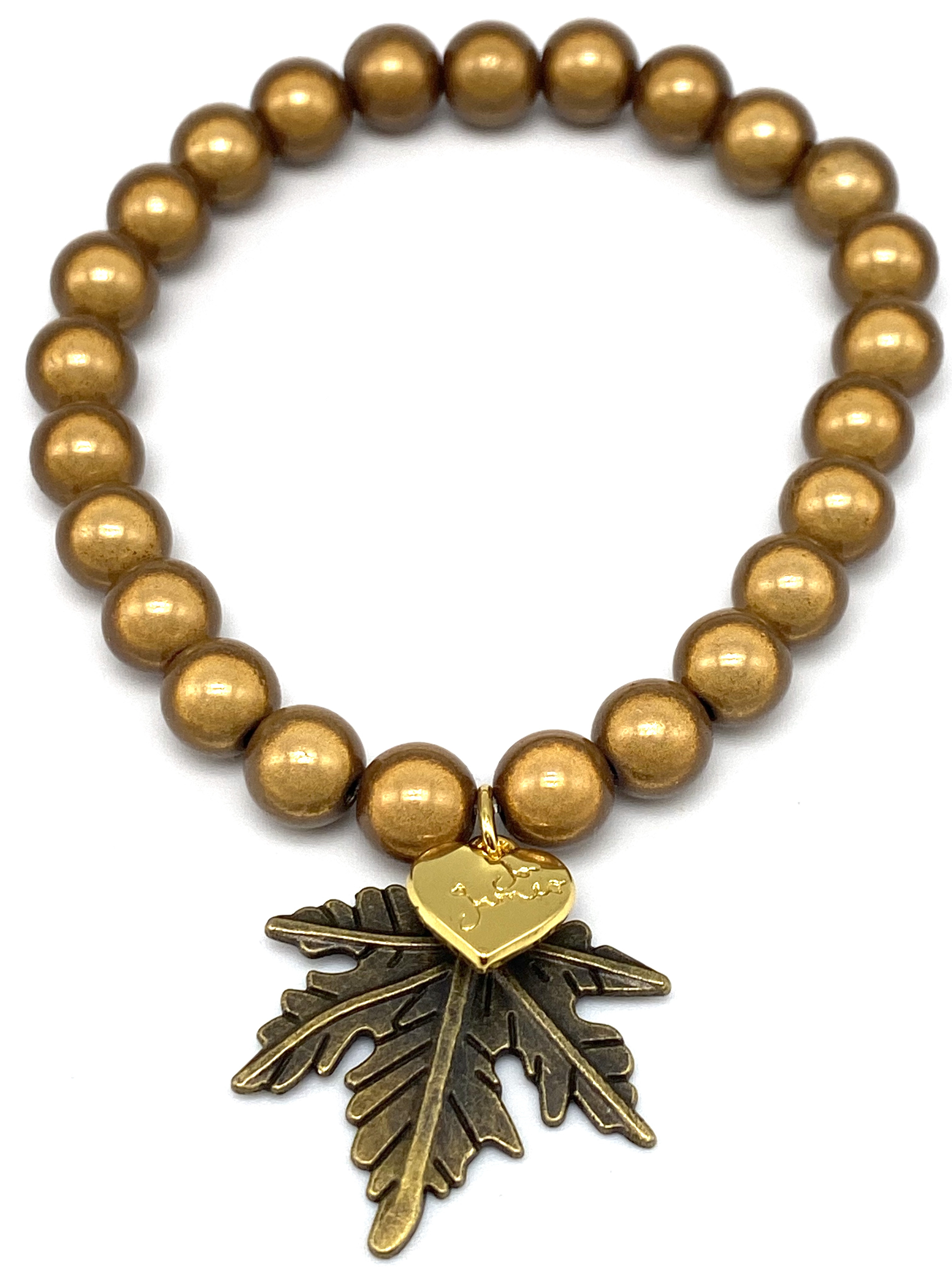 Golden Leaf Bracelet
