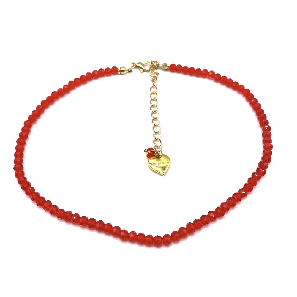 Flame Red Choker