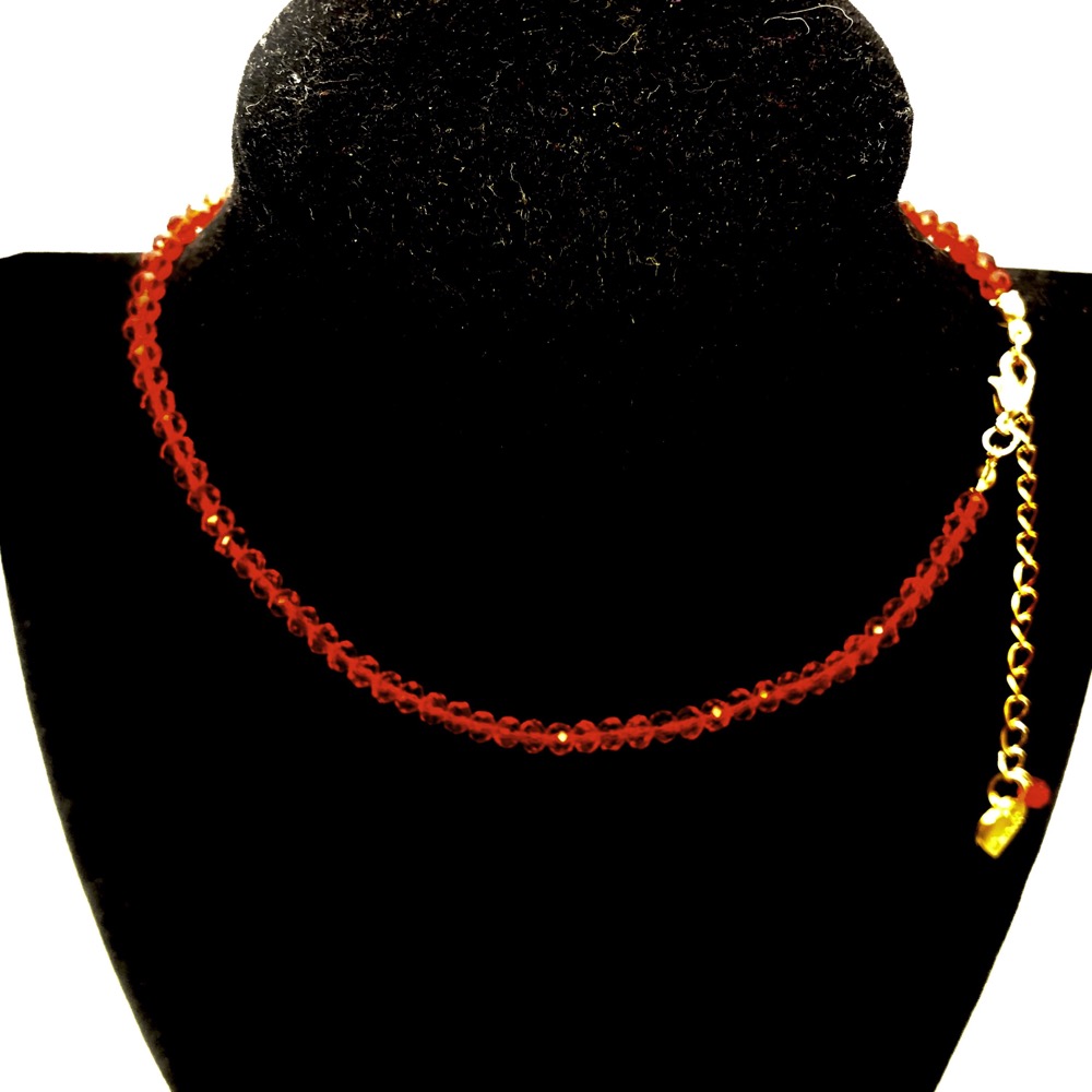 Flame Red Choker