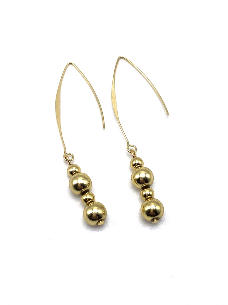 Golden Droplet Earrings