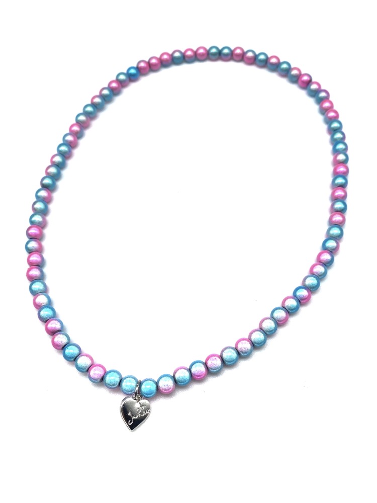 Skinny Bubblegum Short Necklace