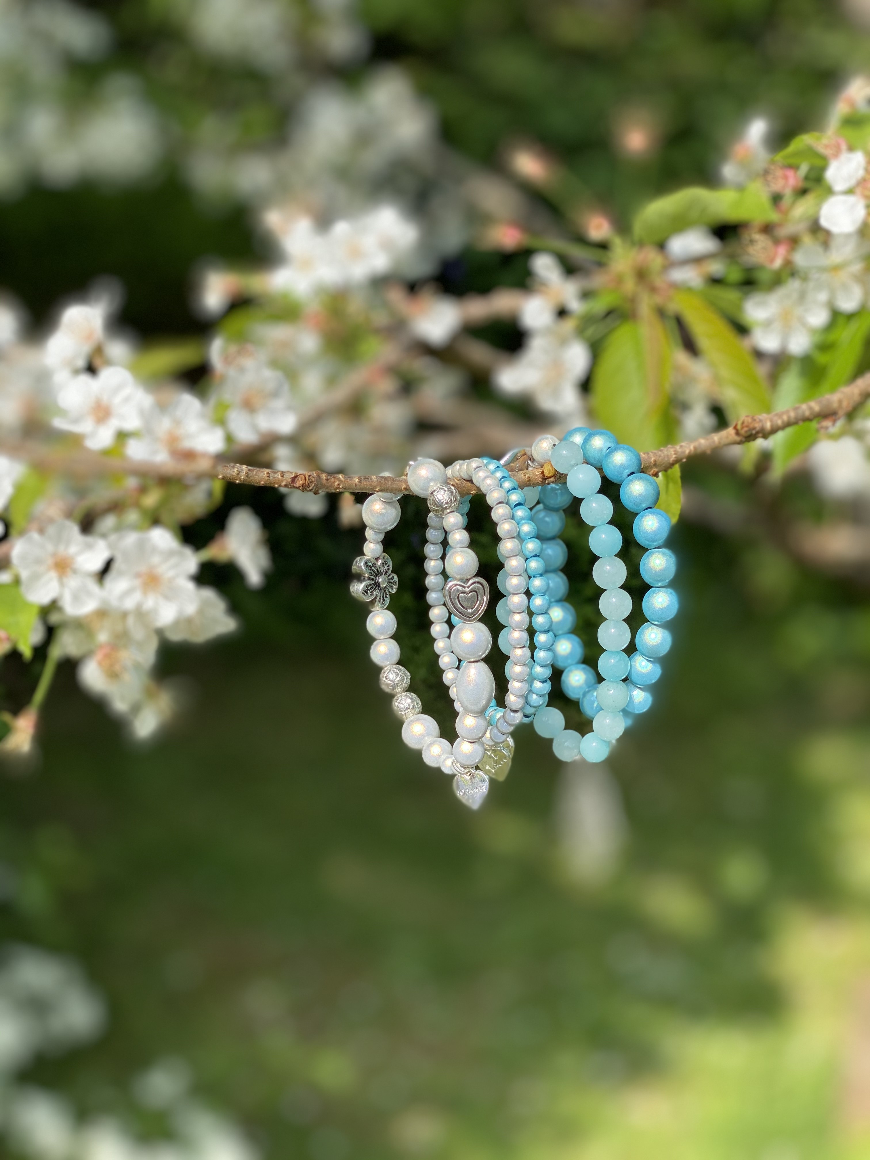 Blue Jade Bracelet