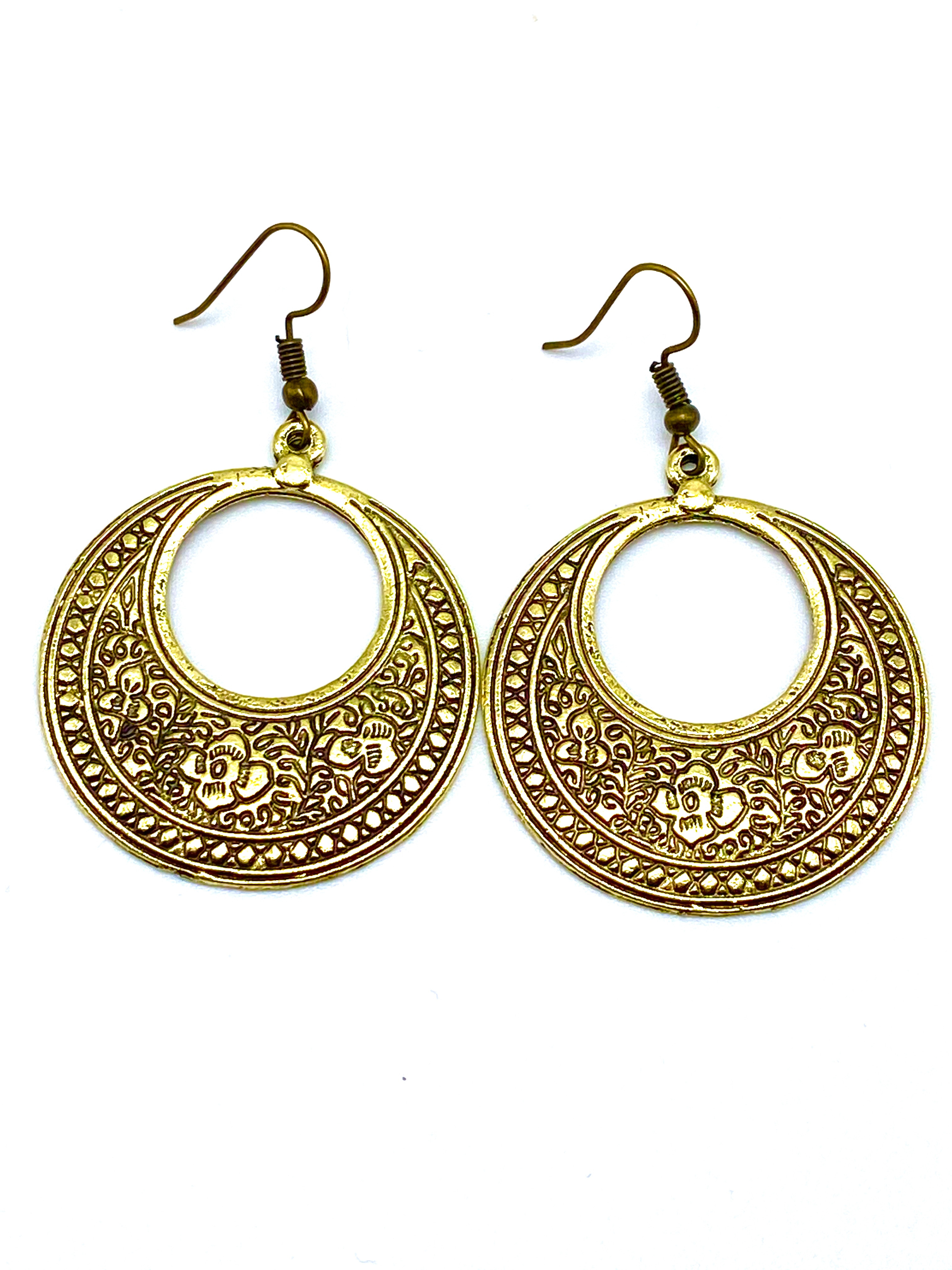 Golden Haylo Earrings