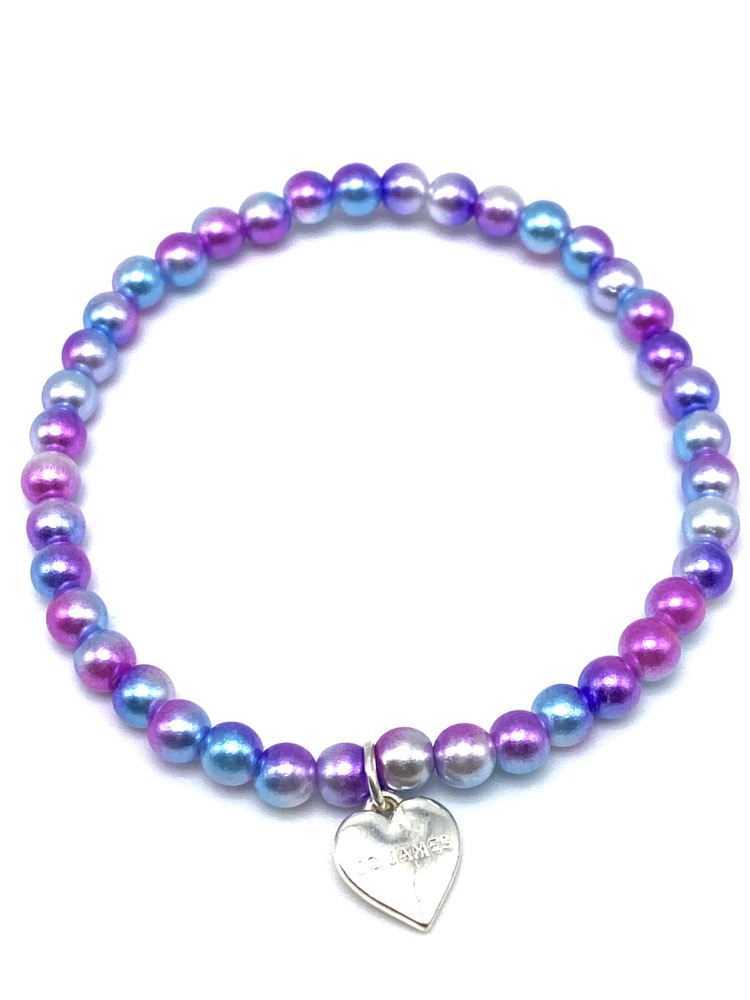 Pearlised Multi-Tone Bracelet