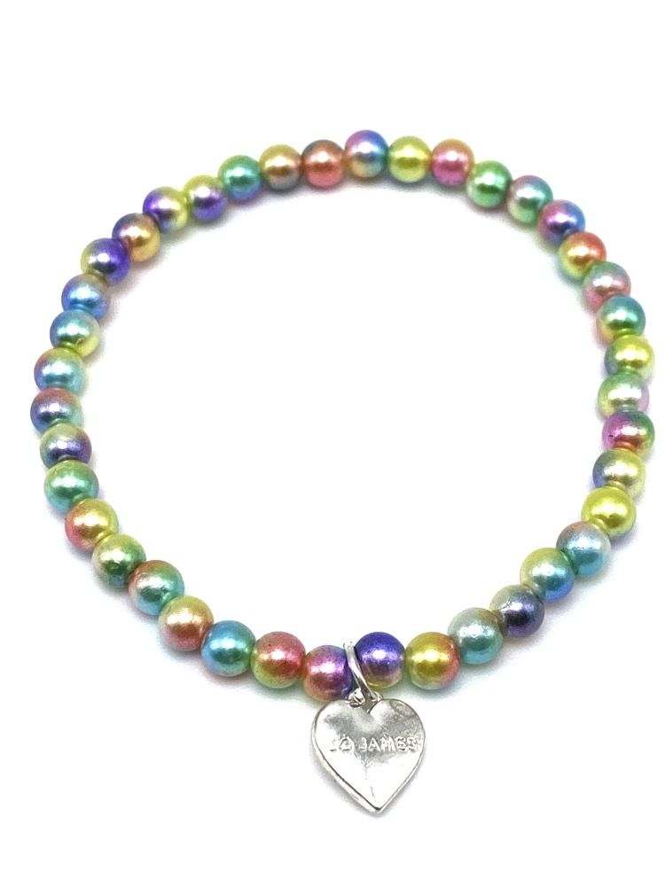 Pearlised Multi-Tone Bracelet