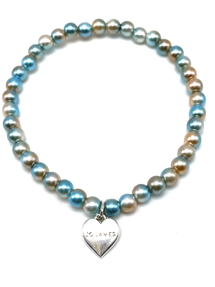 Pearlised Multi-Tone Bracelet