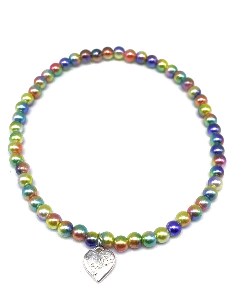 Pearlised Multi-Tone Anklet