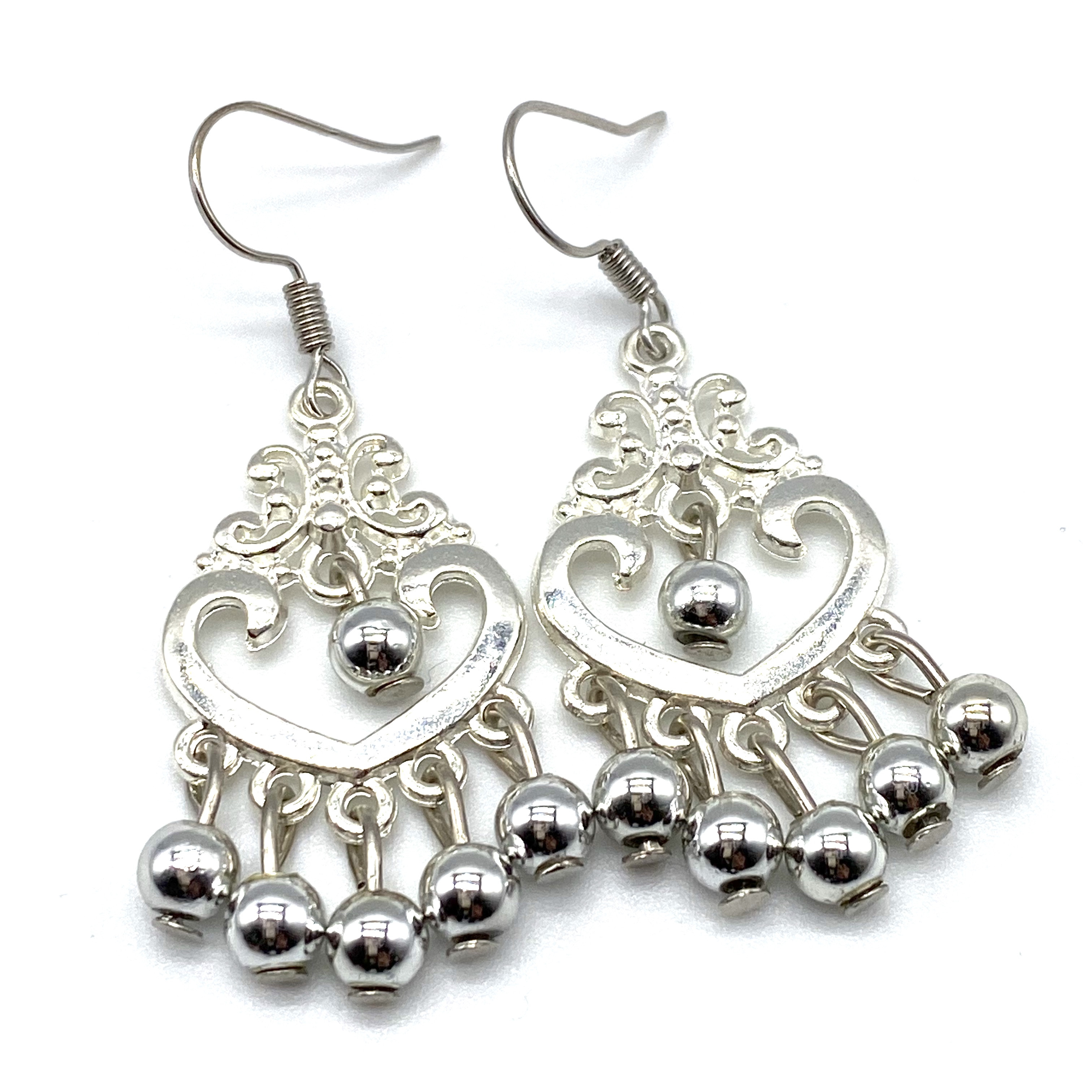 Silver Filigree Earrings