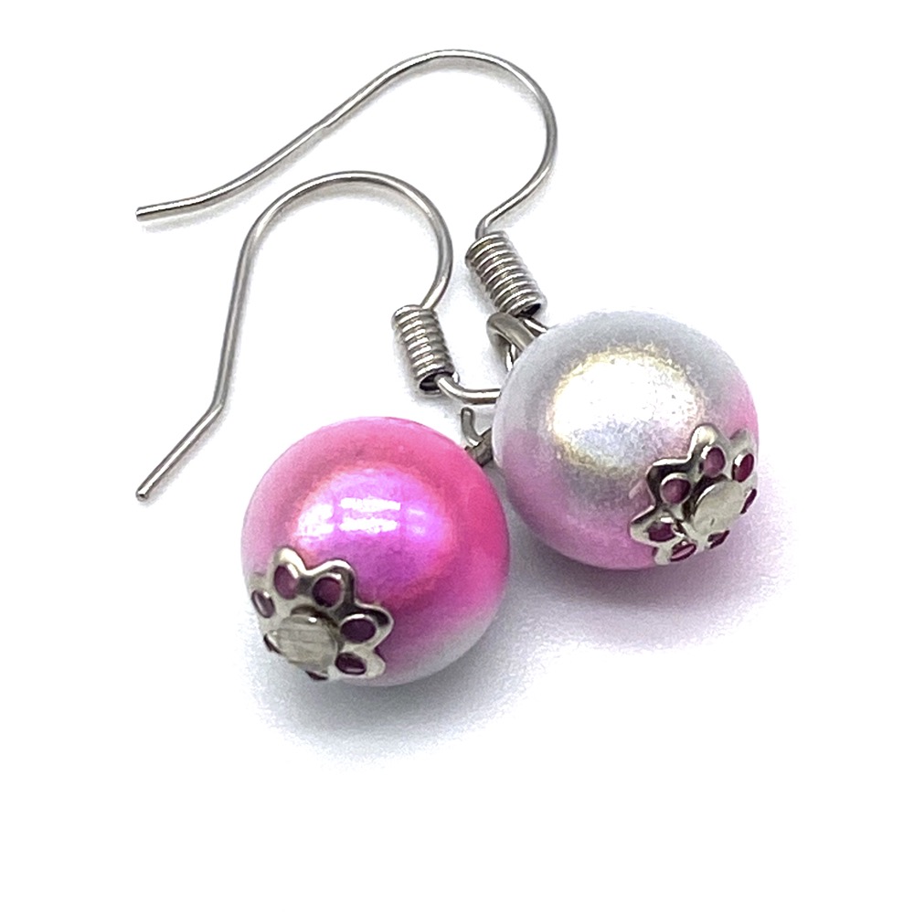 Candyfloss Single Drop Earrings