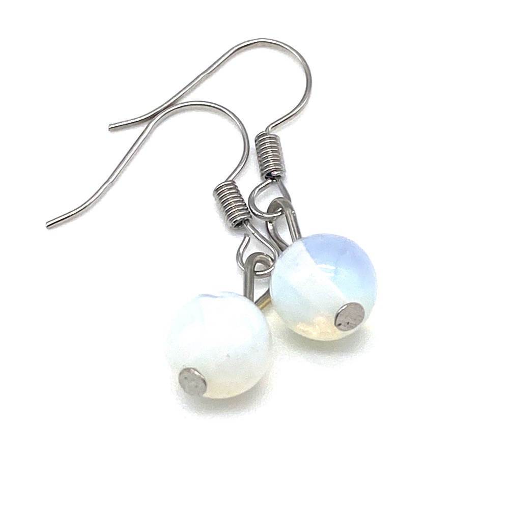 Single Drop Gem-Stone Earring