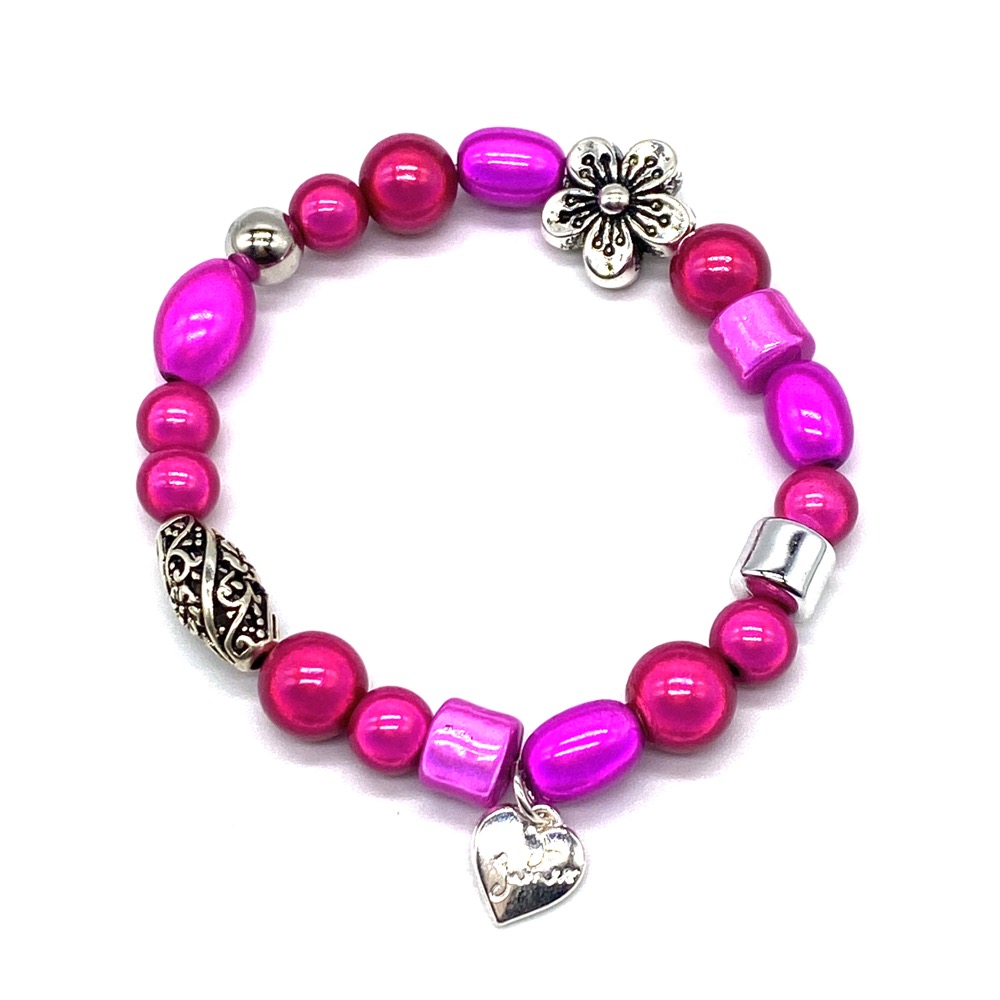 Hot Pink Vintage Bracelet