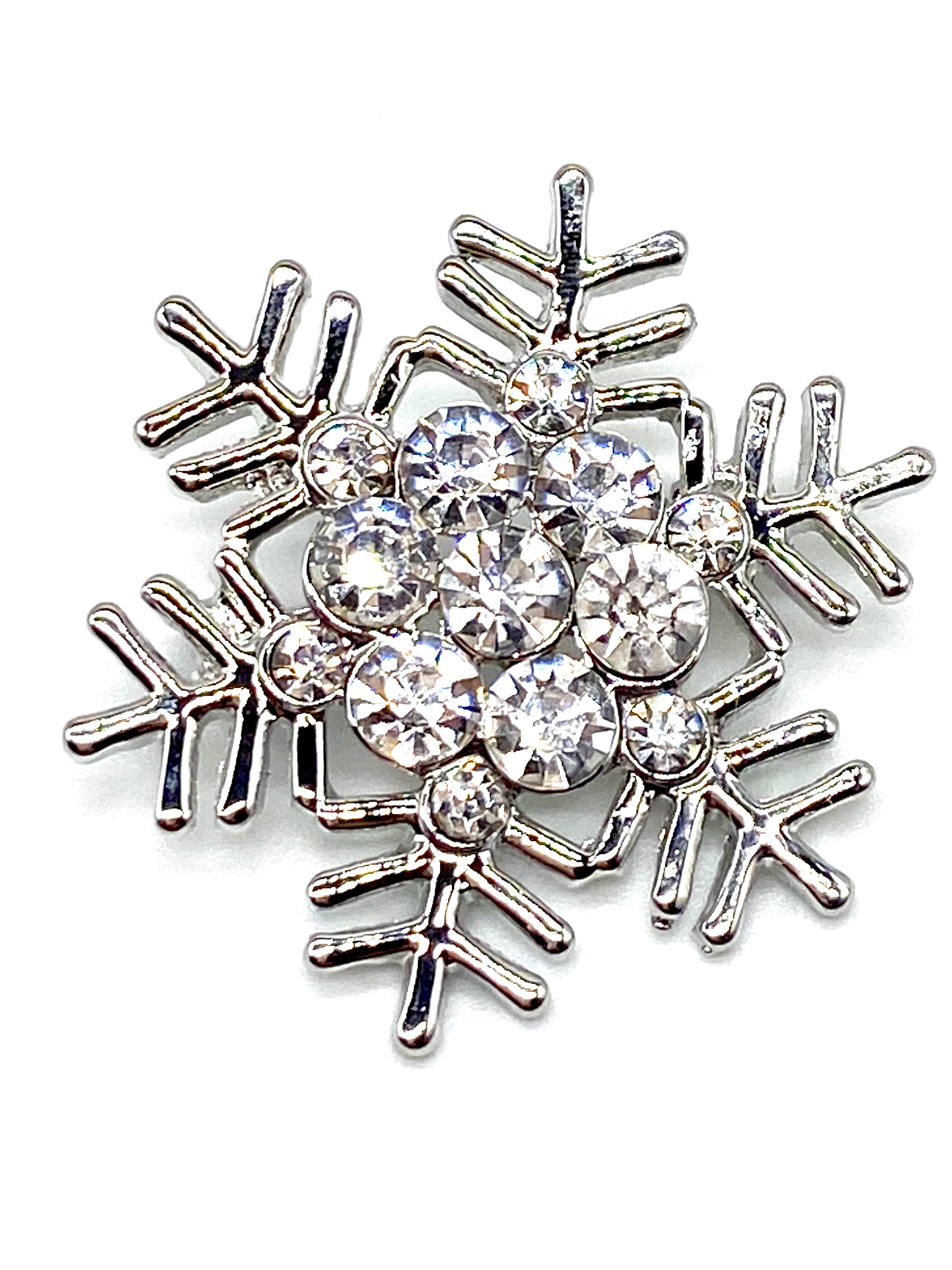 Silver Sparkle Cluster Brooch