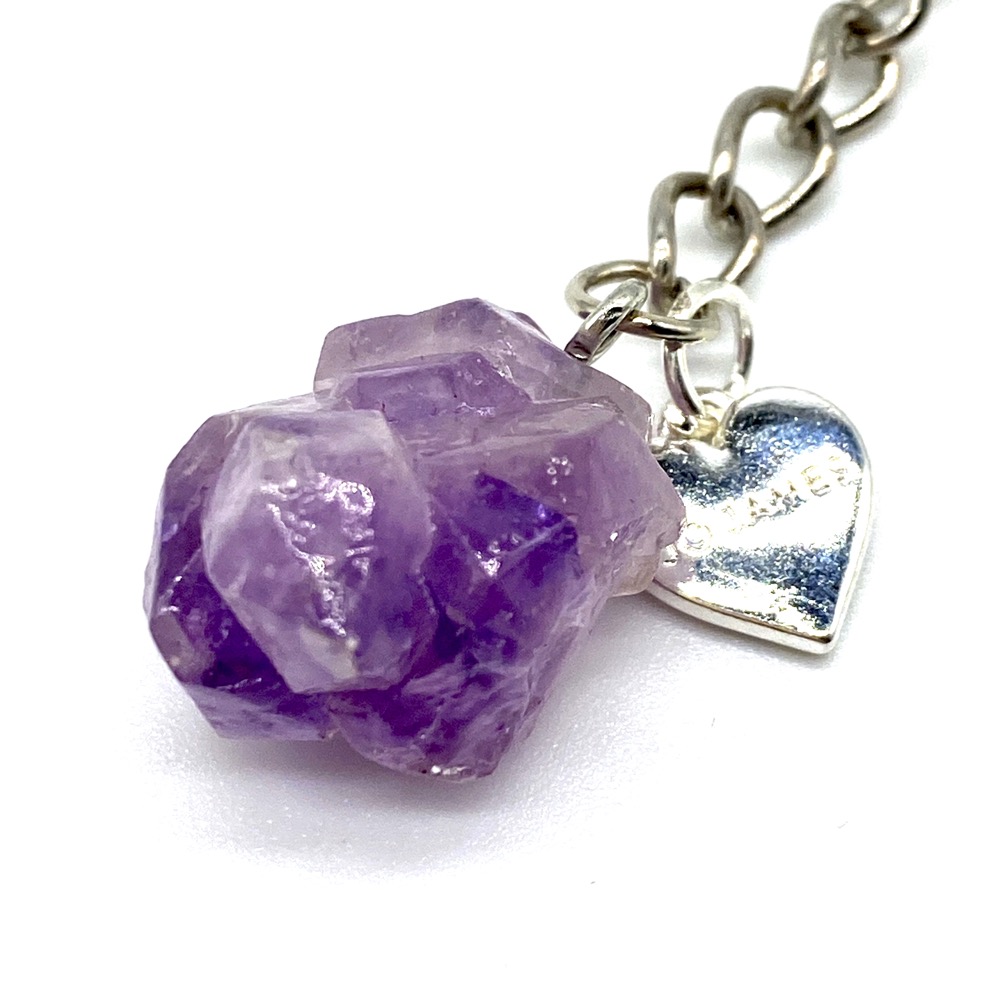 Amethyst Crystal Keyring