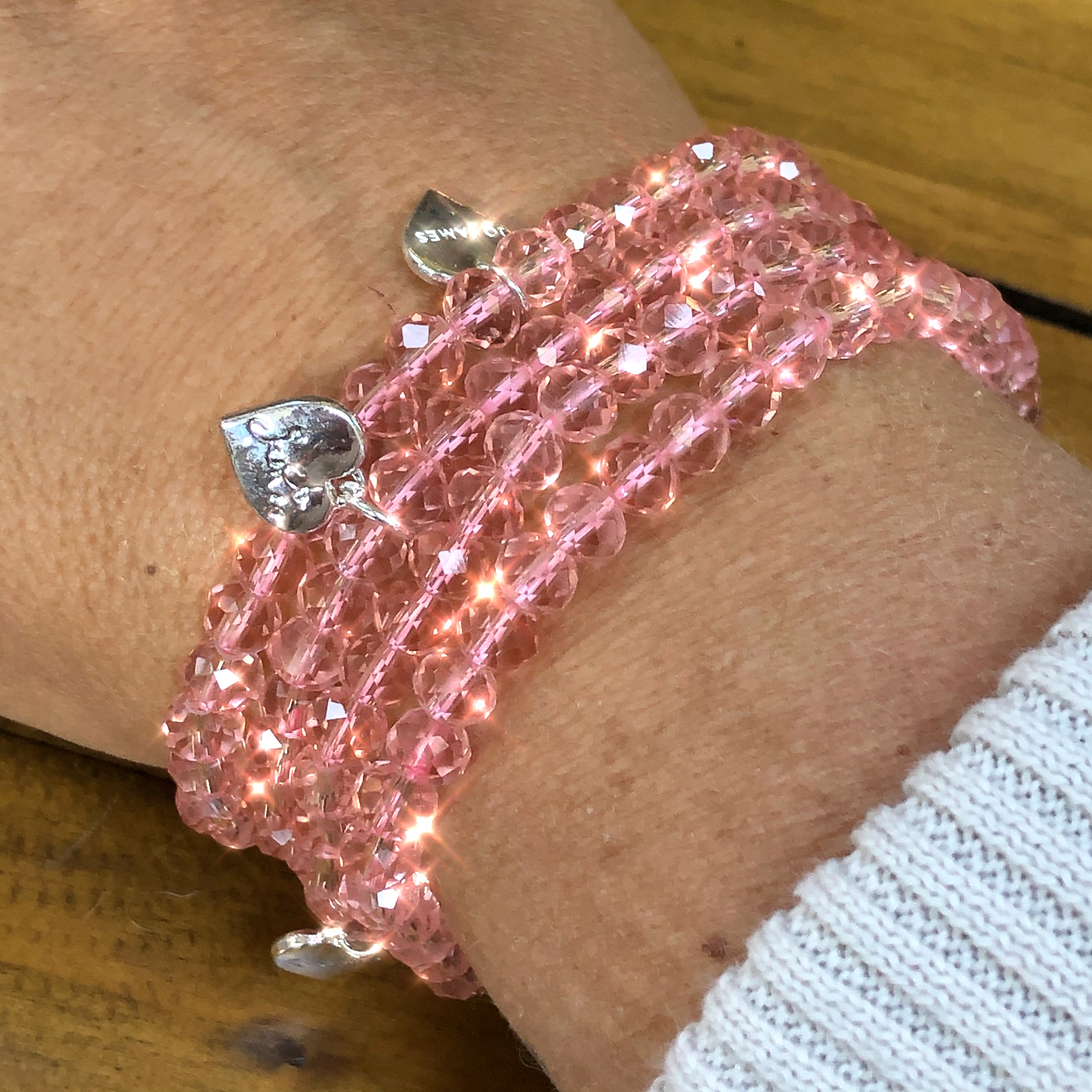 Crystal Spacer Bracelets