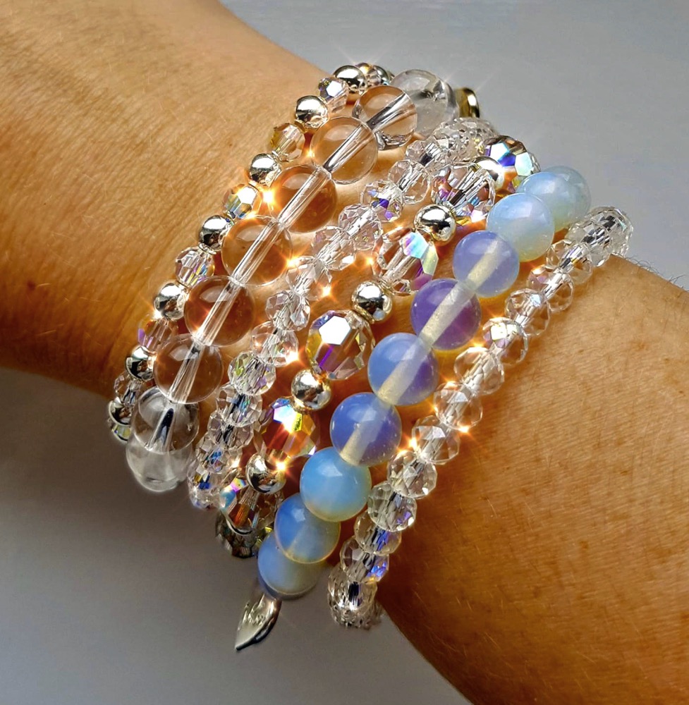 Crystal Spacer Bracelets