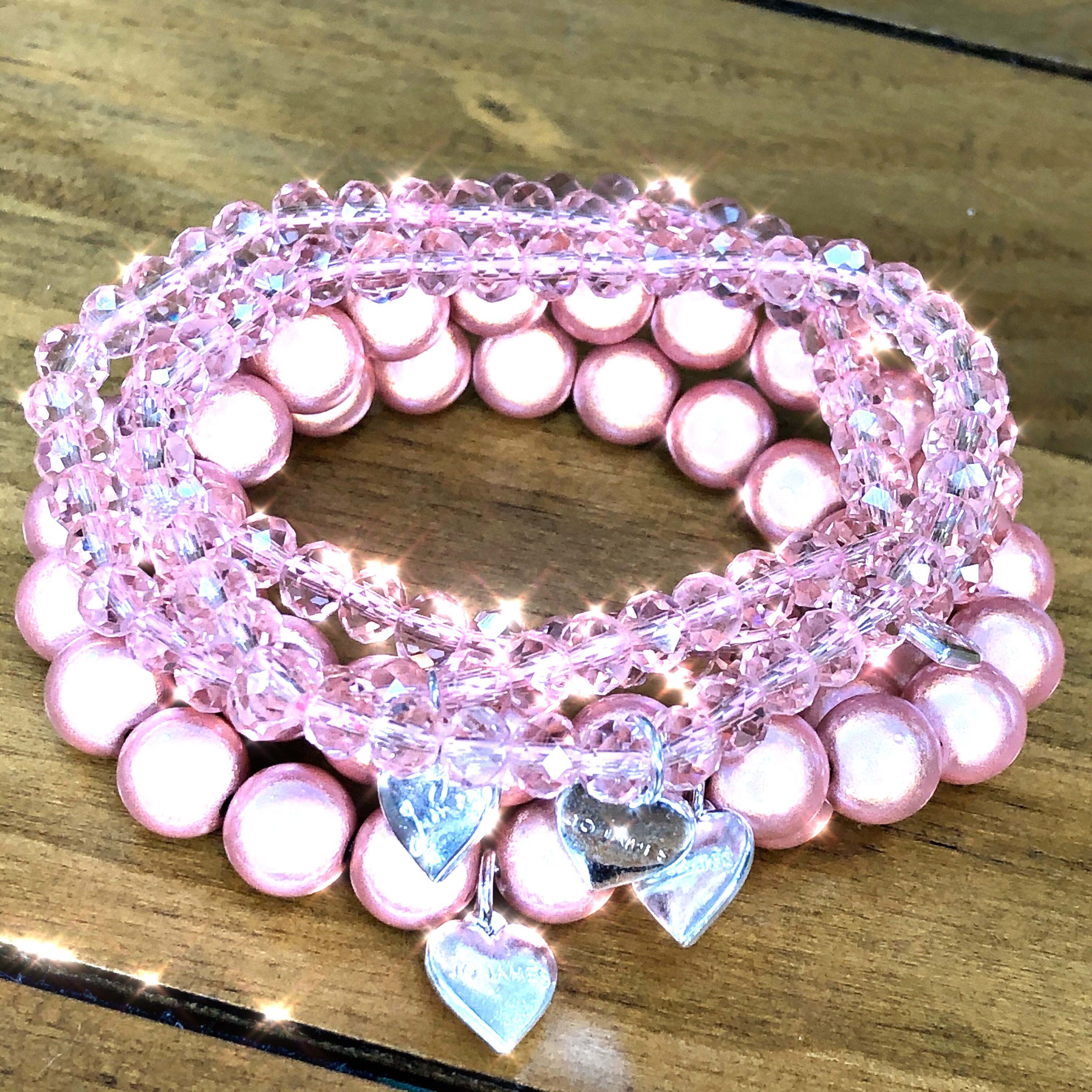 Crystal Spacer Bracelets