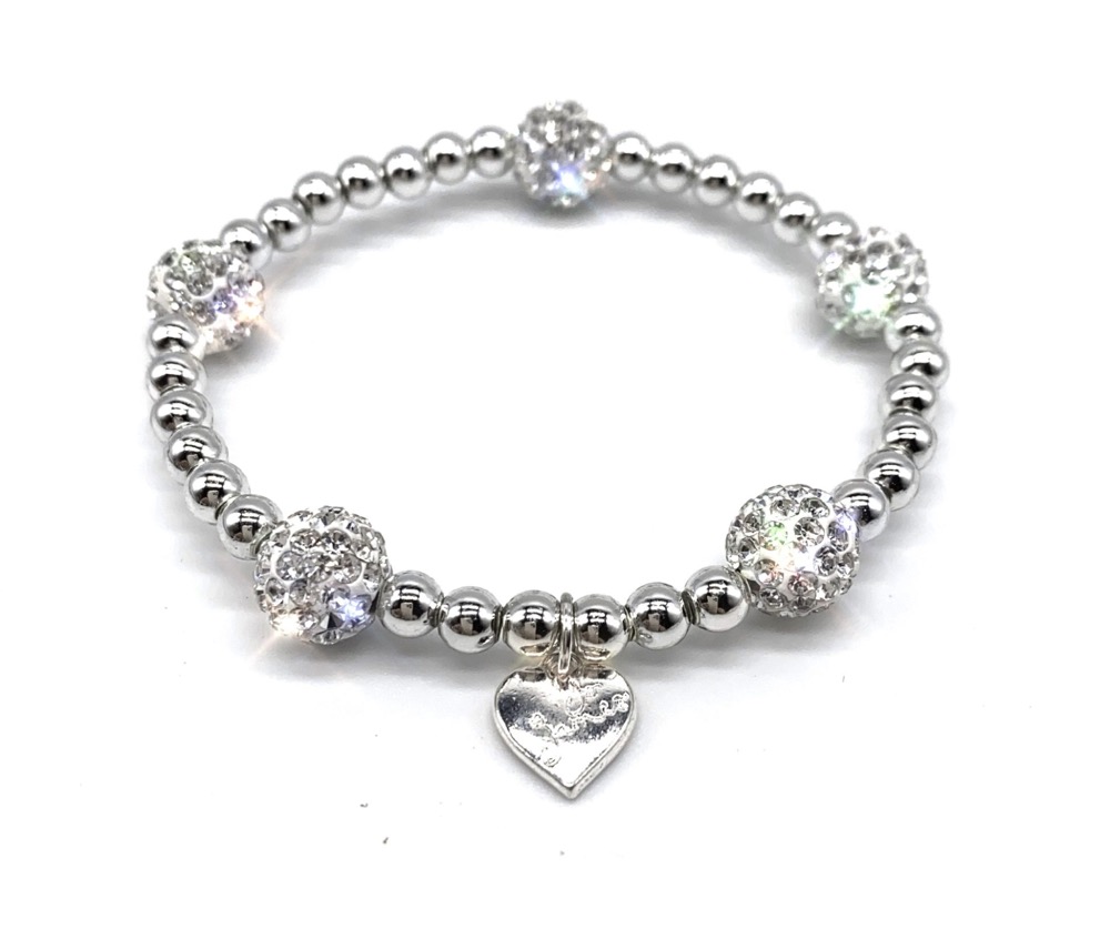 Silver Bracelet With Sparkle