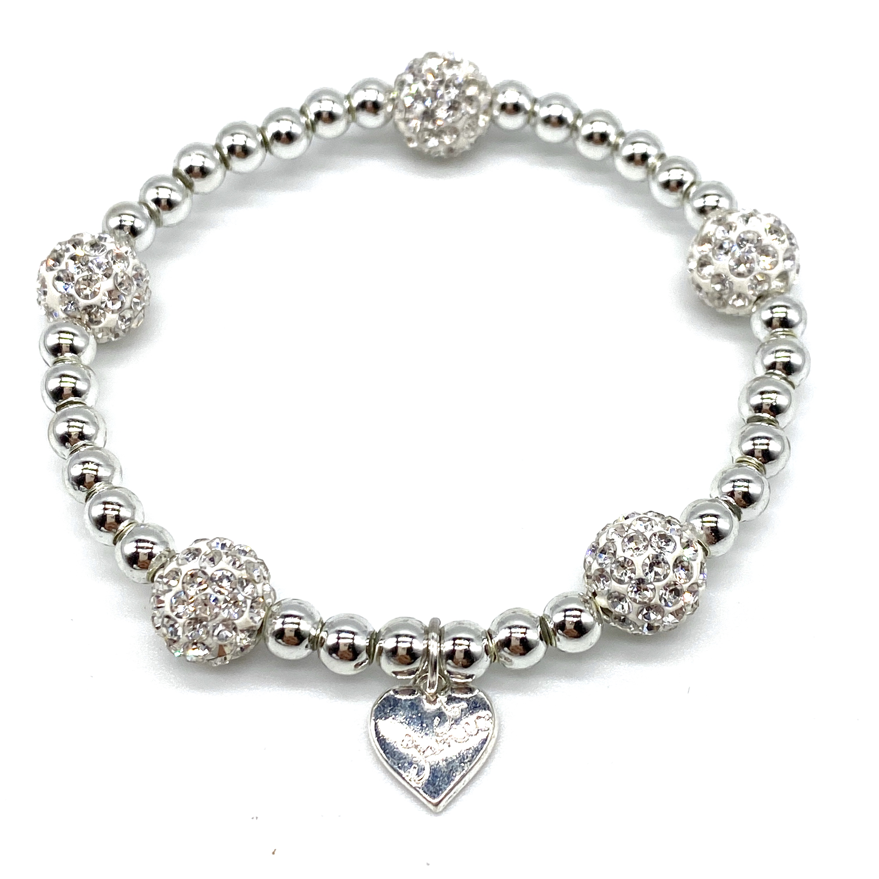 Silver Bracelet With Sparkle