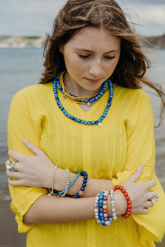 Blueberry Classic Bead Necklaces