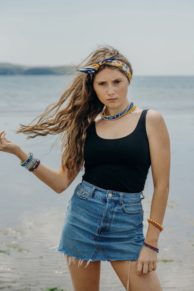 Blueberry Skinny Necklaces